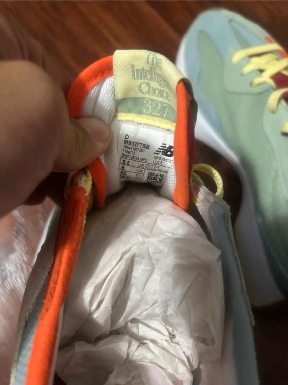 New Balance 327 x Todd Snyder Farmer's Market Pineapple
